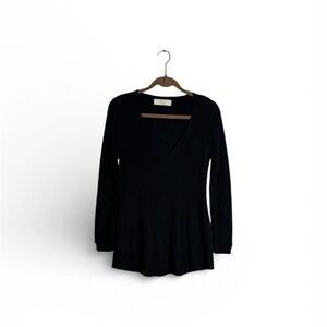Zara Knit Black Sweater Large